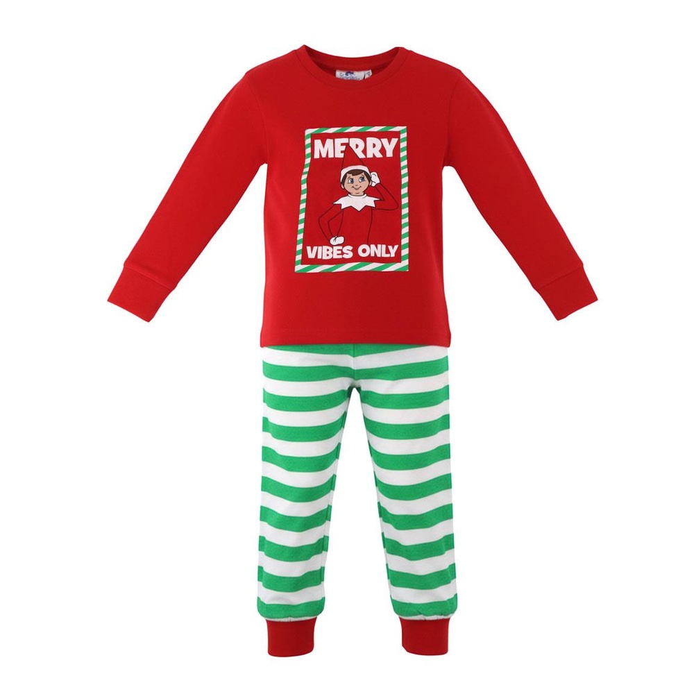 The Elf Merry Vibes Only Pyjamas Herre | Nisse Pyjamas - Temashop
