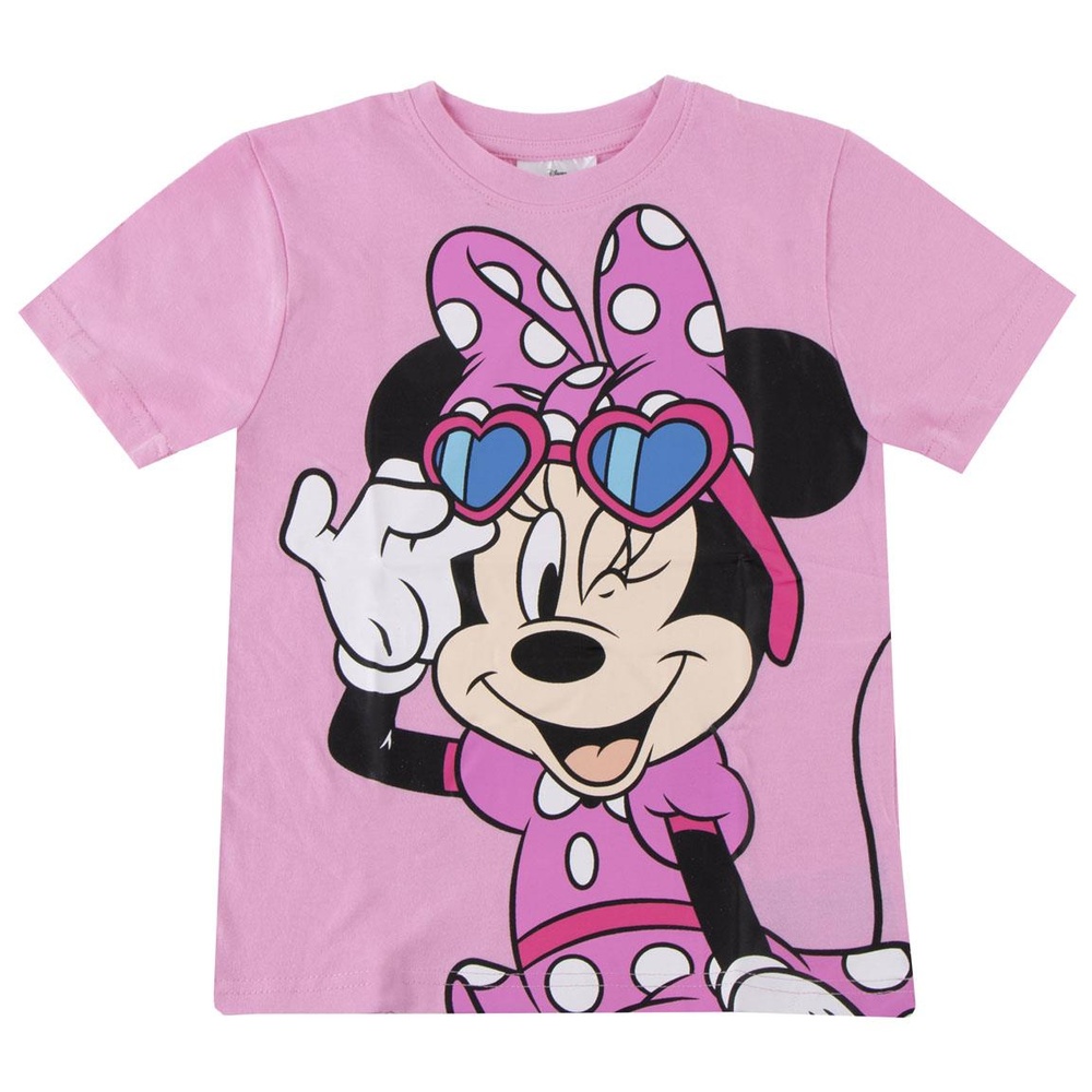 Minnie Mouse T-Shirt Lyserød | Minnie Mouse Overdel - Temashop