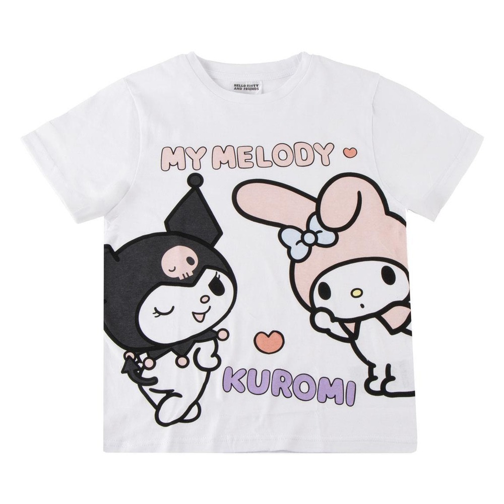Hello Kitty My Melody & Kuromi T-Shirt | Hello Kitty Overdel - Temashop