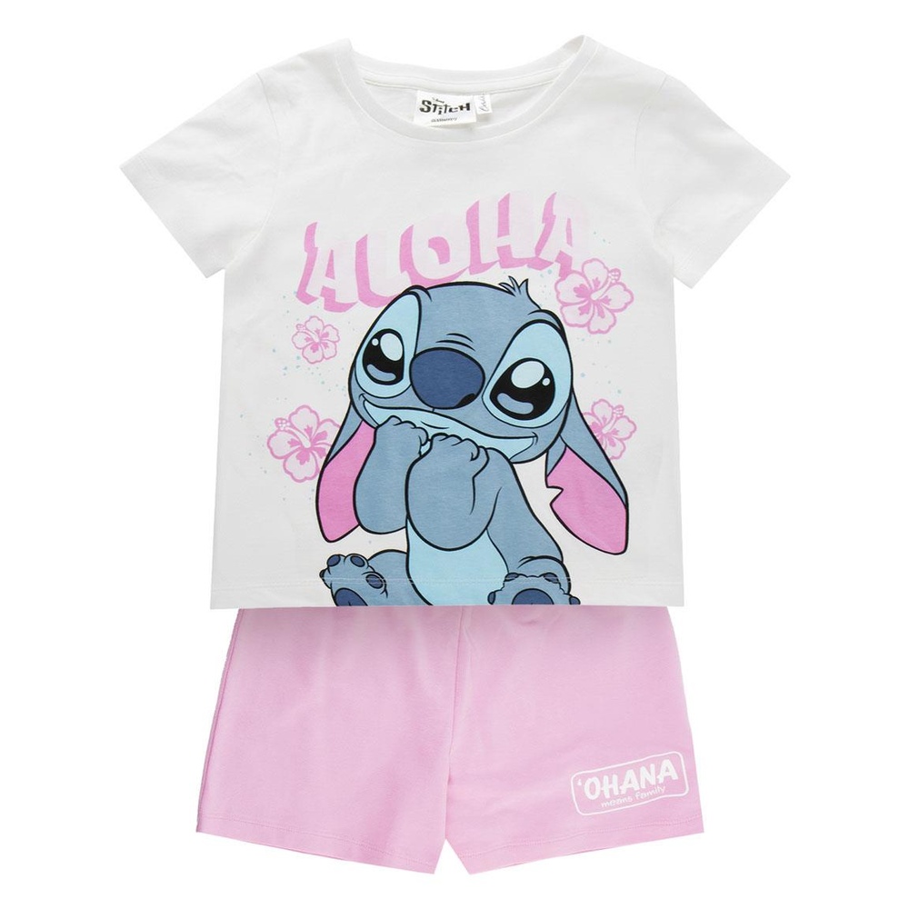 Stitch Aloha 2-delt Sæt | Stitch Bukser / Skørt / Shorts - Temashop