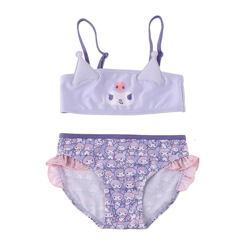 Hello Kitty Kuromi Bikini Lilla | Hello Kitty Badetøj - Temashop