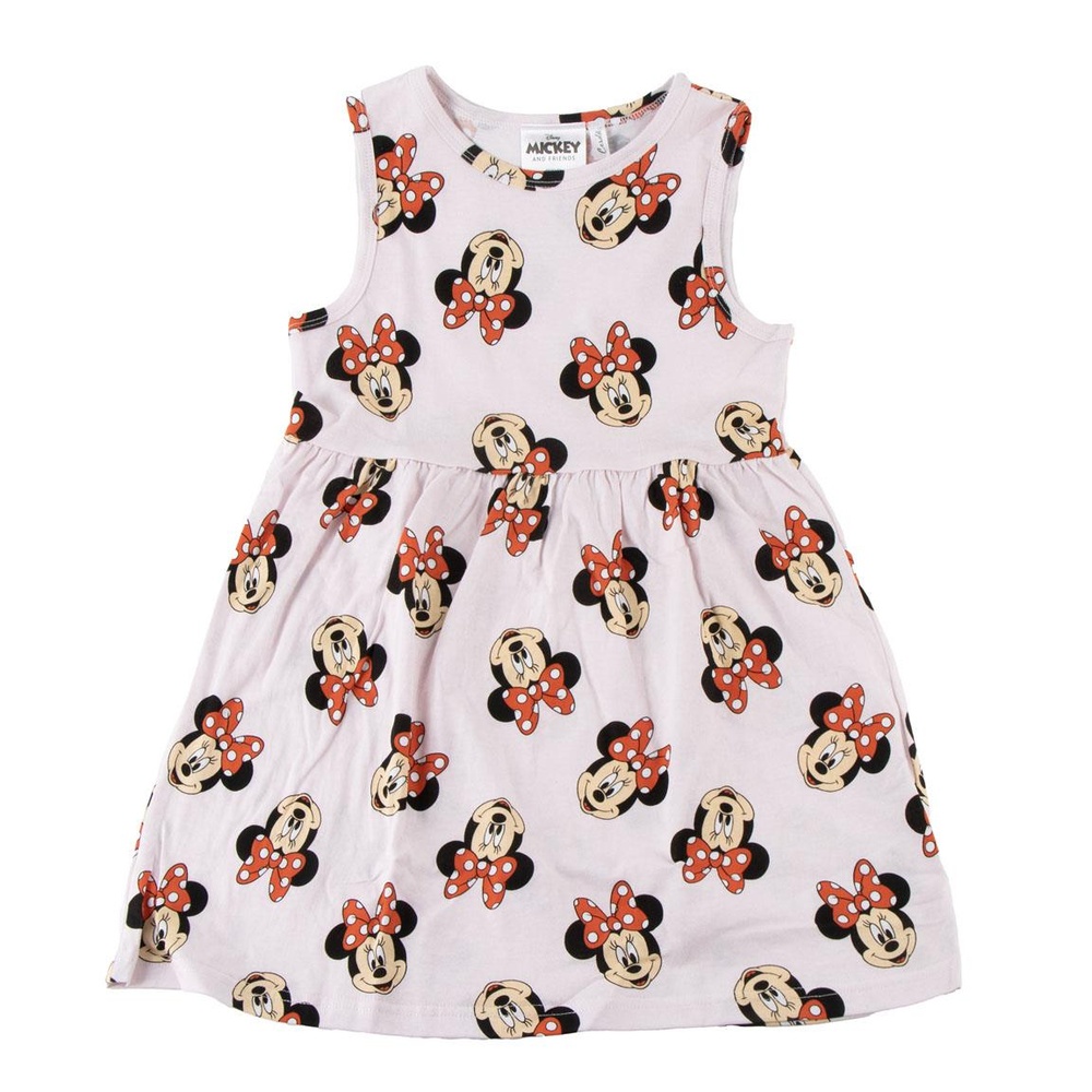 Minnie Mouse Allover Print Kjole | Minnie Mouse Kostume - Temashop