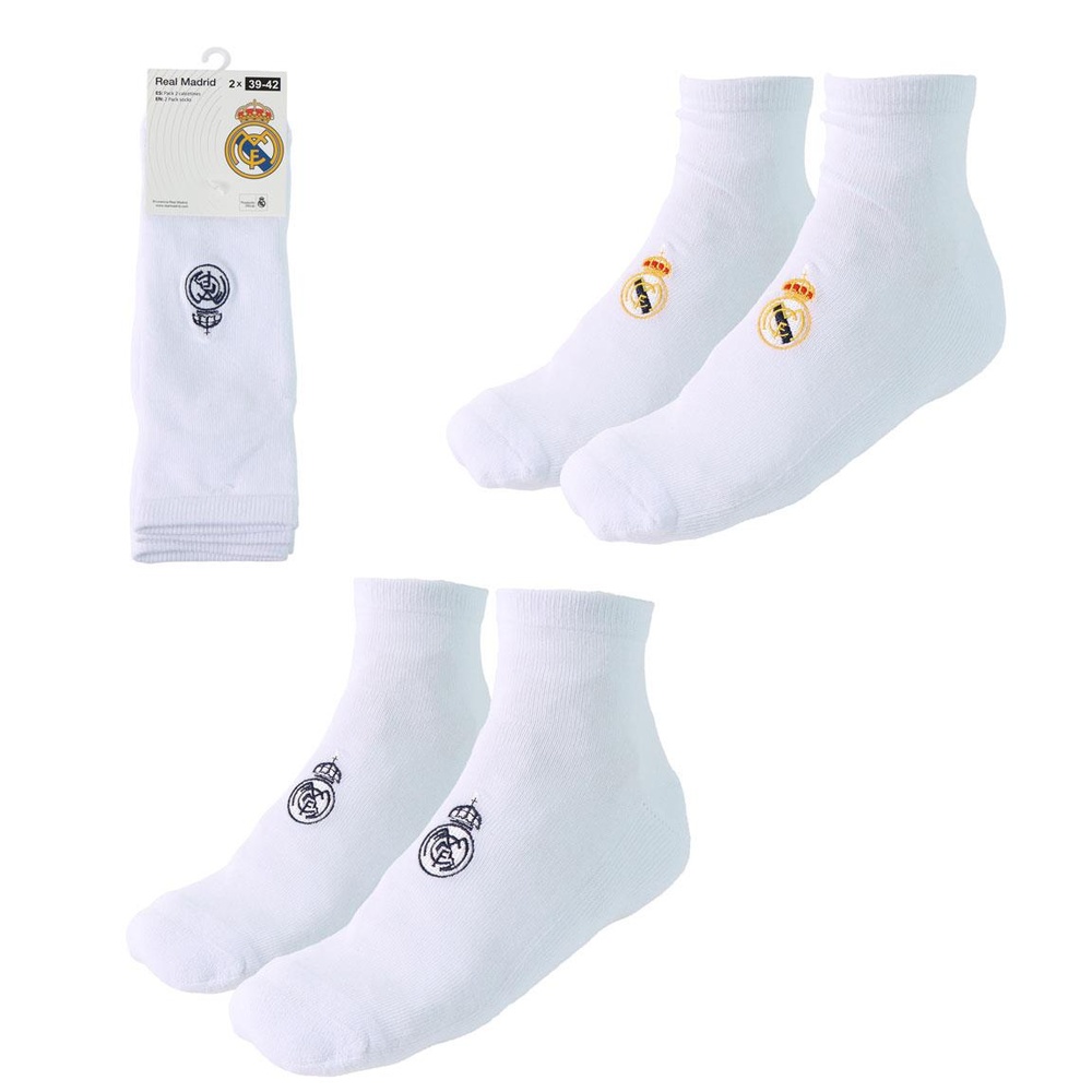 Real Madrid Logo Sokker | Fodbold Strømper / Strømpebukser / Knæstrømper - Temashop