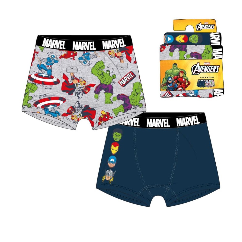 Marvel Avengers Boxershorts 2-pak | Marvel Undertøj - Temashop