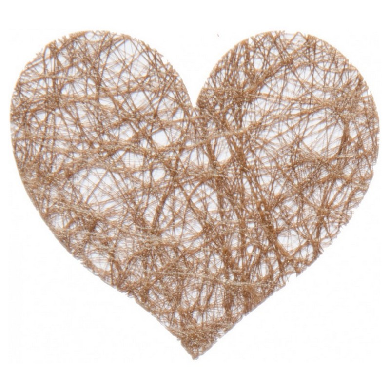 Blonde Hjertekonfetti Natur