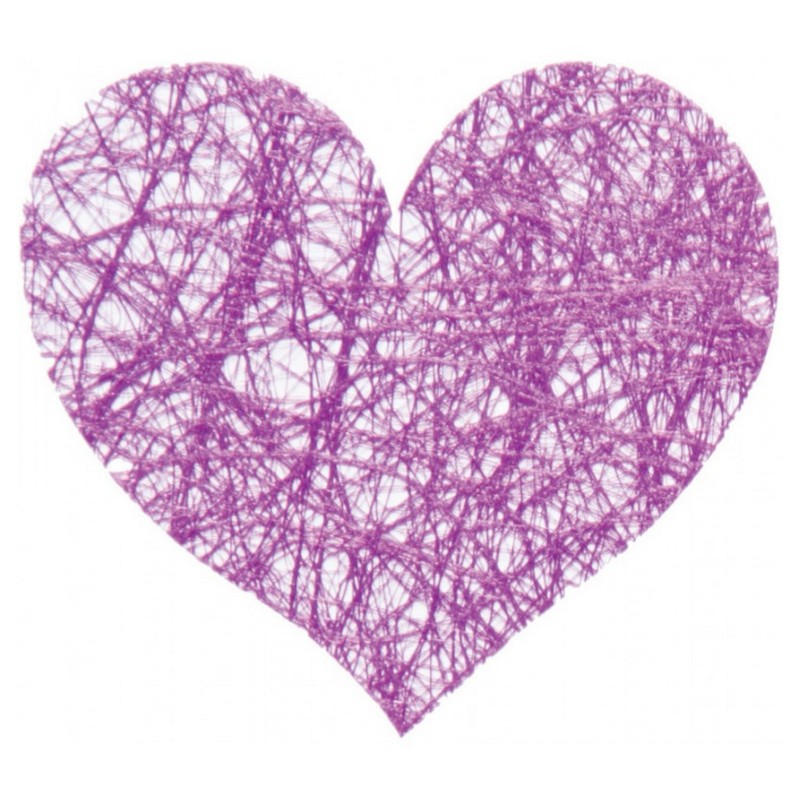 Blonde Hjertekonfetti Lilla