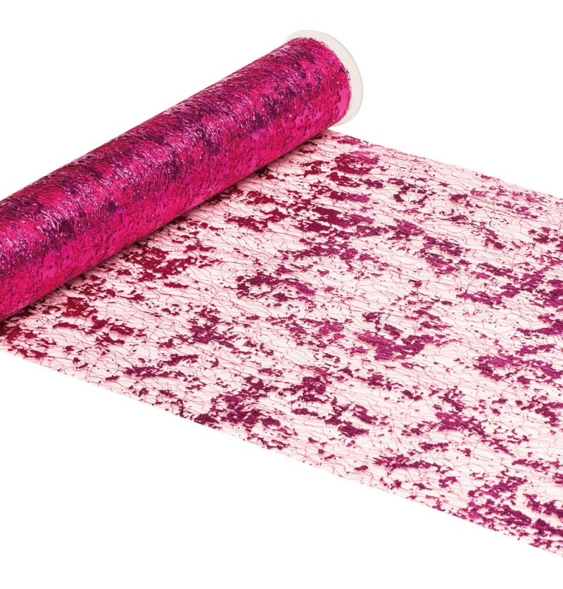 Skinnende Bordløber Fuchsia