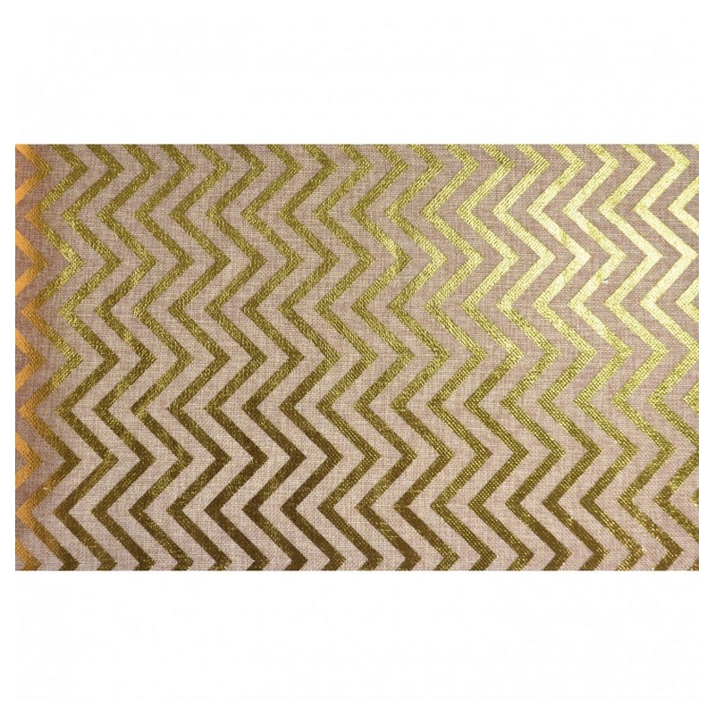Chevron Jute Bordløber Guld