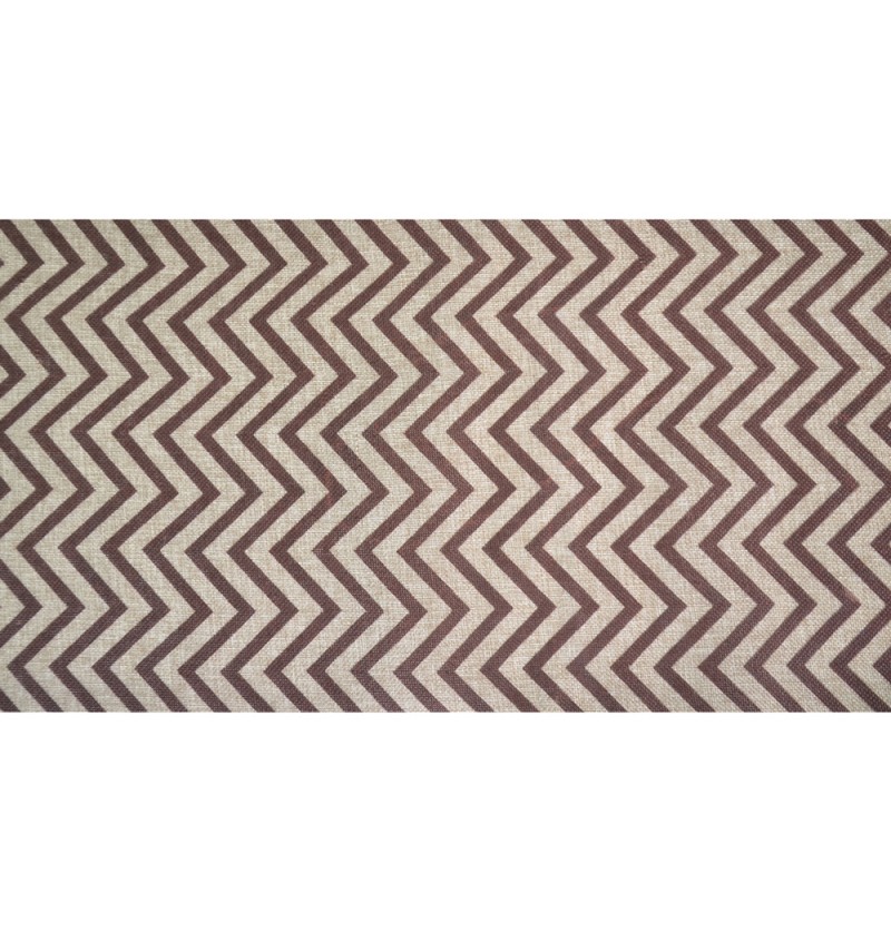 Chevron Jute Bordløber Brun