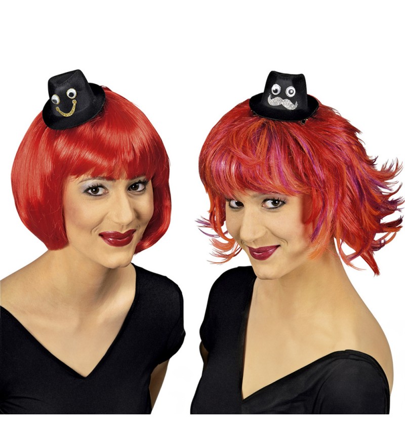 Mini Gangster Hat Sort | 20'erne Gangster Hat / Hue / Hjelm - Hovedtilbehør - Temashop