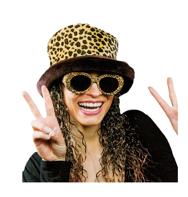 Leopard Bøllehat | Leopard Hat / Hue / Hjelm - Hovedtilbehør - Temashop