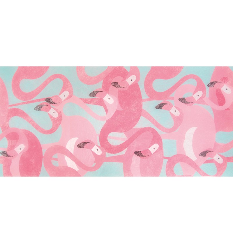 Flamingo Bordløber Lyserød