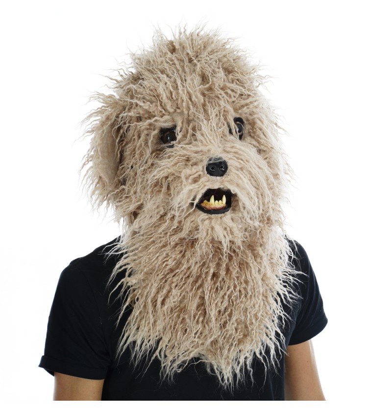 Hundemaske Plys Brun | Hund Maske - Hovedtilbehør - Temashop