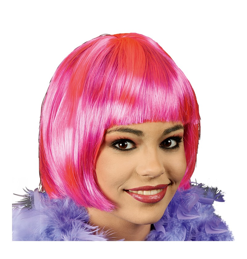 Kawaii Bob Paryk Pink/Lilla | Kawaii Paryk - Hovedtilbehør - Temashop