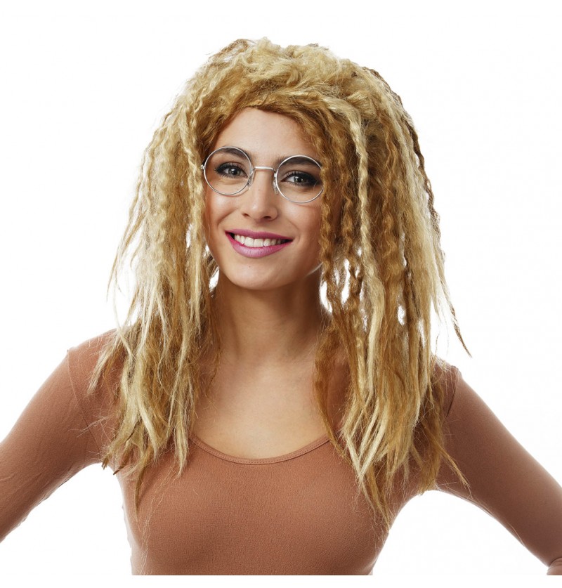 Hippie Paryk Blond | 60'erne Hippie Paryk - Hovedtilbehør - Temashop