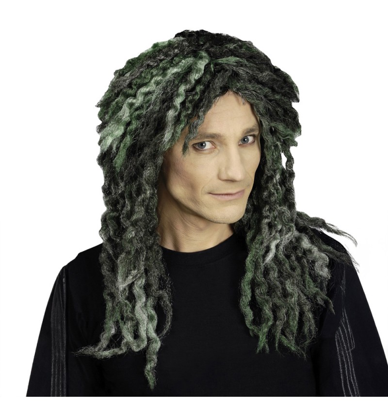 Dreadlocks Paryk Sort/Grøn | Jamaica Paryk - Hovedtilbehør - Temashop