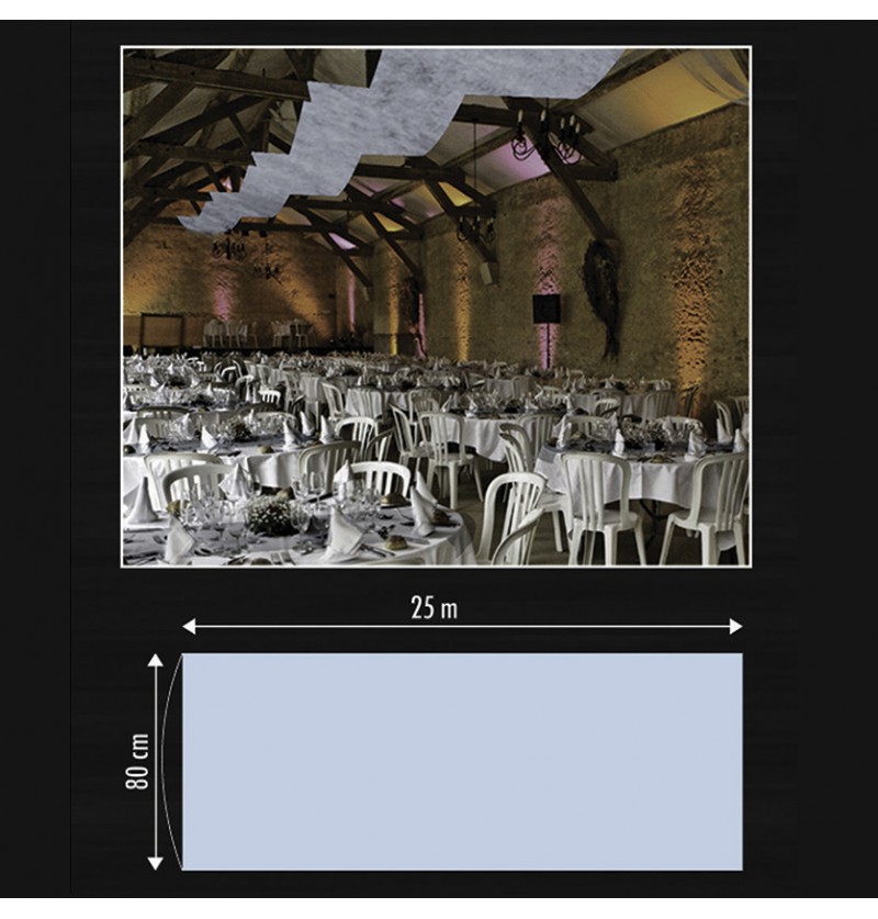 Loft Banner Lyseblå