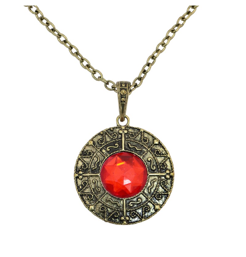 Vampyr Halskæde Rød Juvel (5,5 cm & 70 cm) | Vampyr Halskæder - Smykker - Temashop