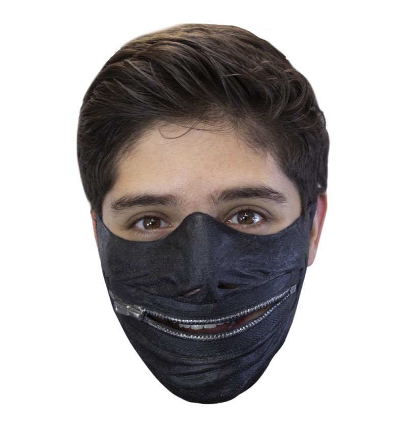 Lynlås Halvmaske Latex