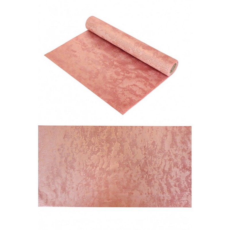 Velour Bordløber Rosa