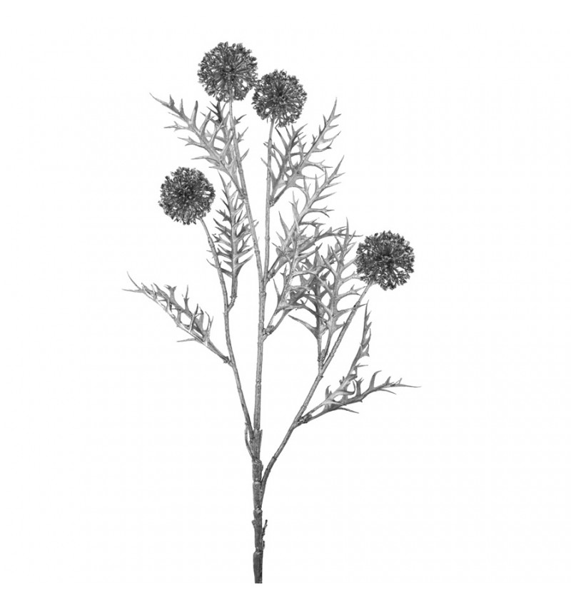 Kunstig Allium Gren Sølv