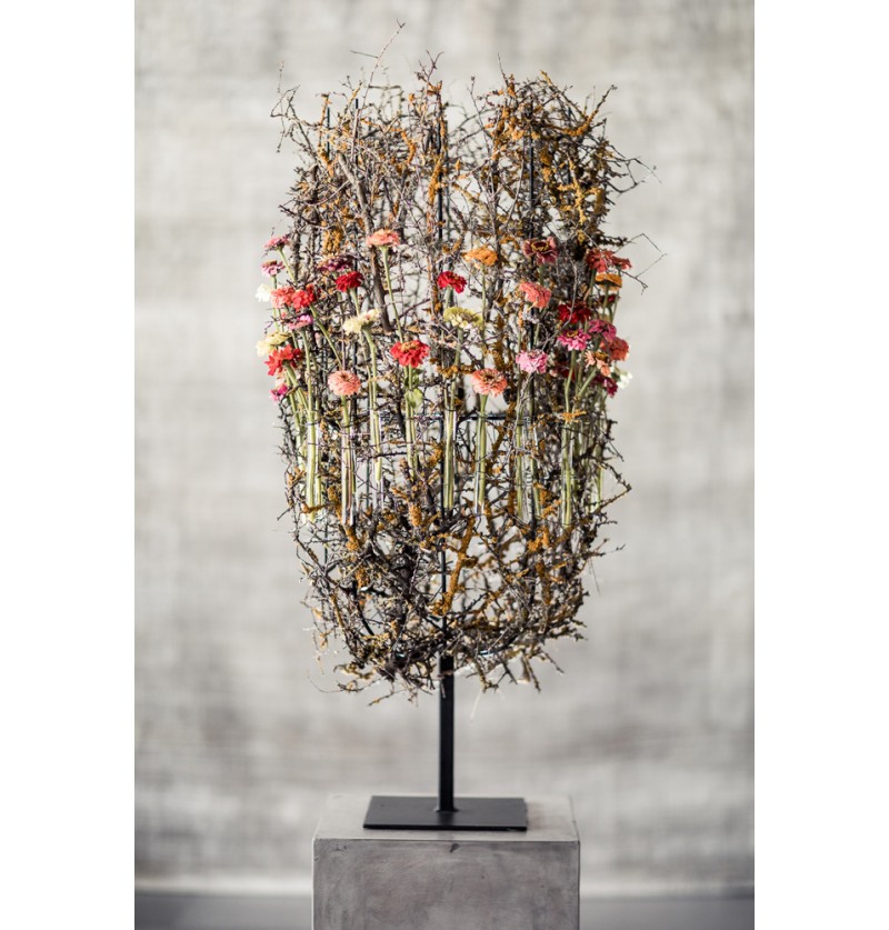 Dekorationskurv Metal Sort