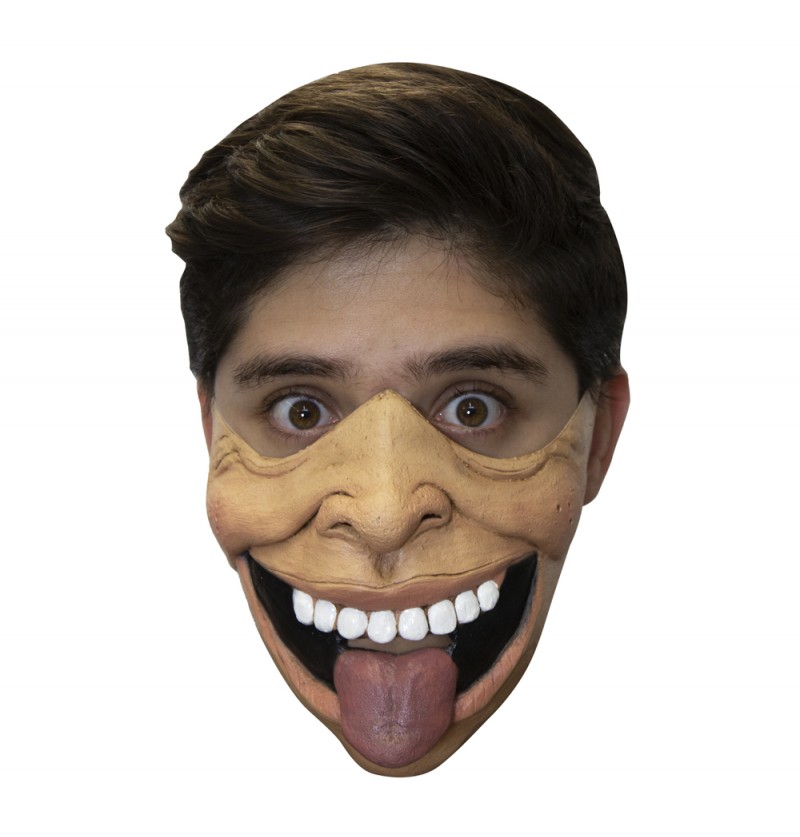 Tunge Smil Halvmaske Latex