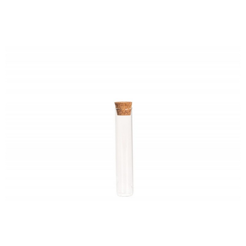 Reagensglas Med Korkprop - 1 stk (2 cm x 10 cm) - Temashop
