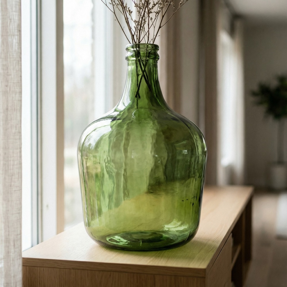 Joana Glasvase Grøn - 1 stk (27 x 42 cm & 12 L) - Temashop