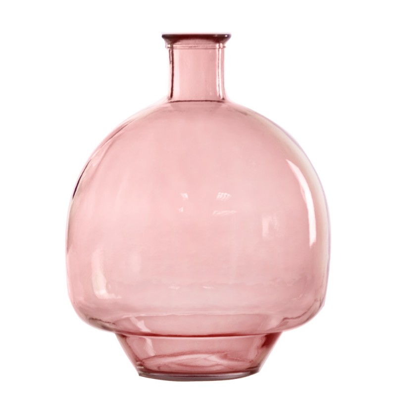 Lea Glasvase Rosa - 1 stk (34 x 43,5 cm) - Temashop