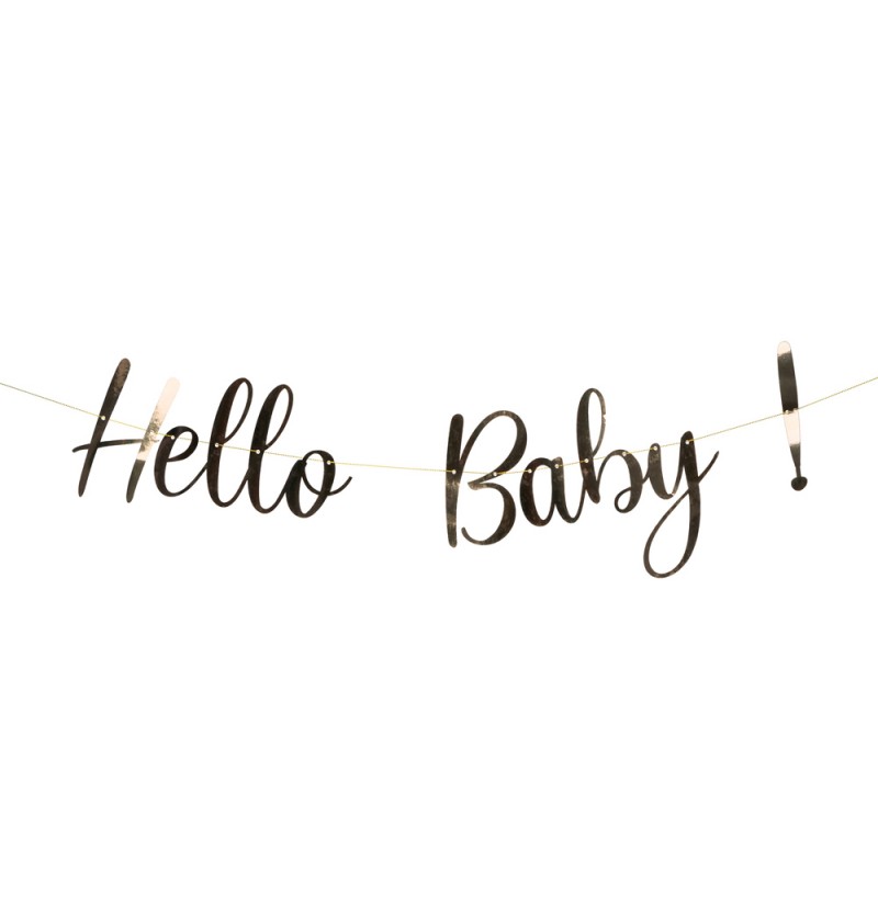 Hello Baby Guirlande Guld