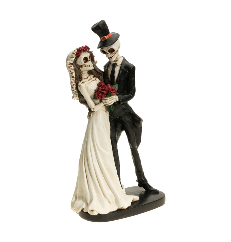 Dia De Los Muertos Brudepar Skulptur