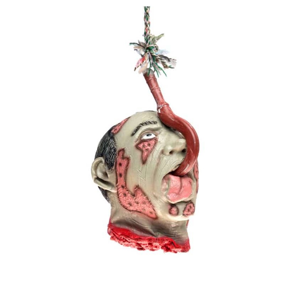 Hængende Zombiehoved Med Krog