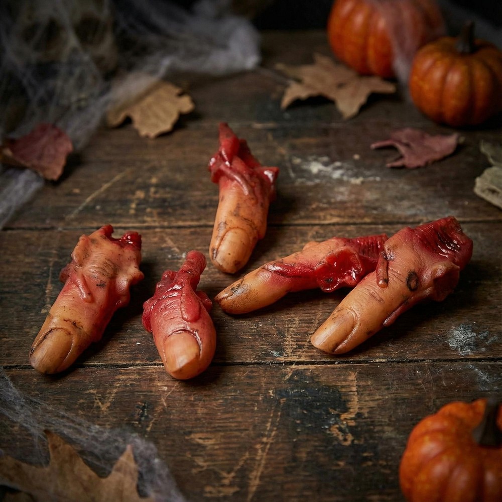 Afrevne Zombiefingre Rød