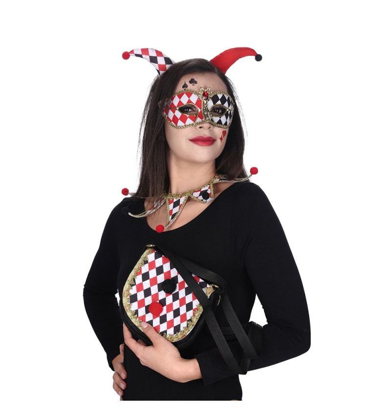 Harlekin Skuldertaske | Harlequin Taske / Pung - Kropstilbehør - Temashop