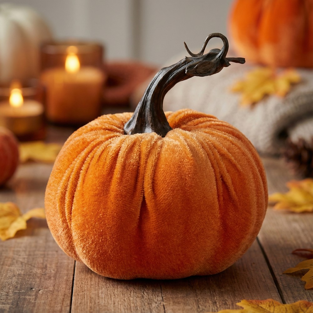 Velour Græskar Orange