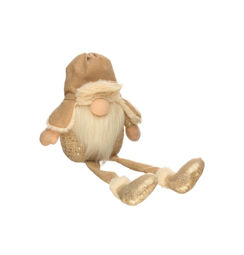 Julenisse Med Lange Ben Champagne