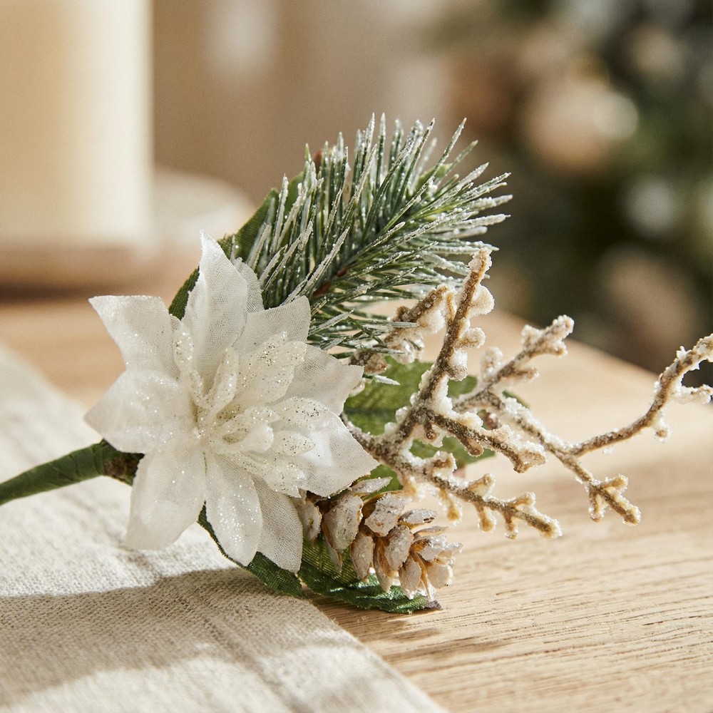 Julegren Med Hvid Julestjerne