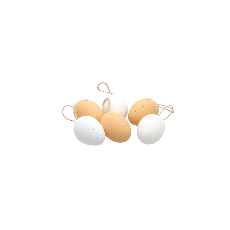 Æg Til Ophængning Hvid/Beige