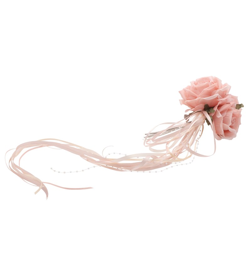 Kunstig Rosebuket Pudderrosa - 1 stk (16 x 10 x 70 cm) | Blomst Kunstige blomster - Temashop