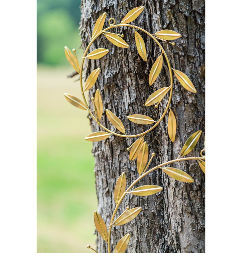 Olivengren Krans Guld - 1 stk (30 cm) - Temashop