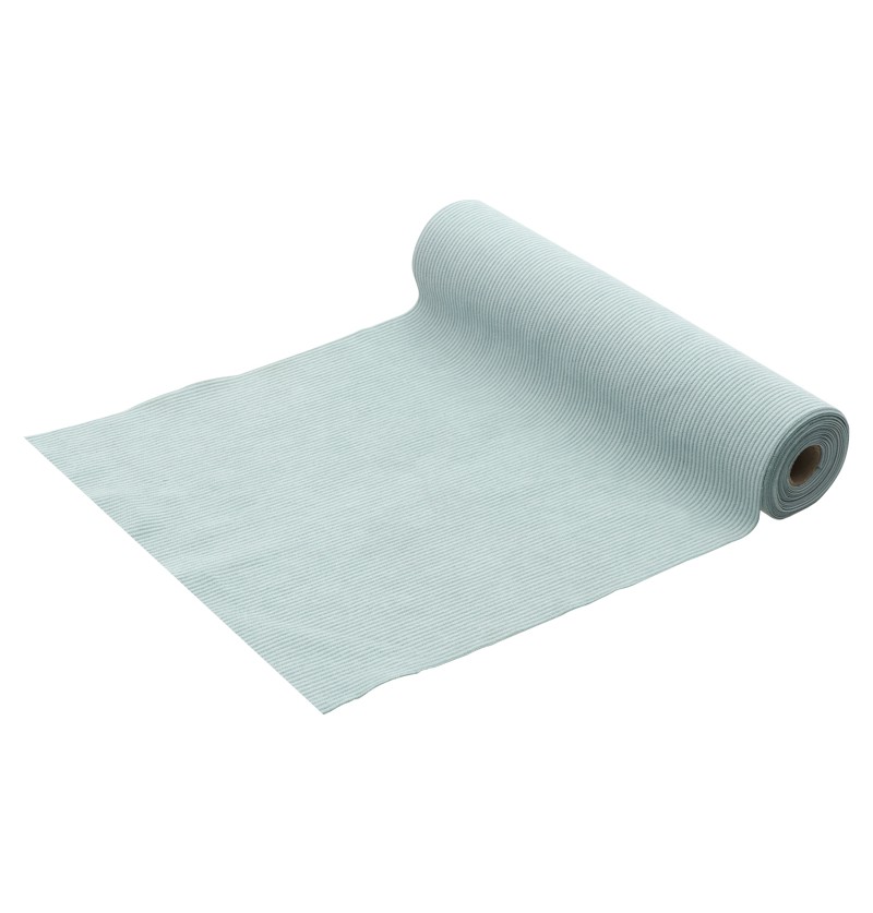 Velour Bordløber Himmelblå