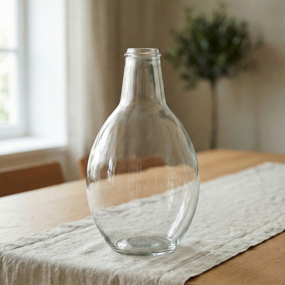 Luisa Glasvase Klar - 1 stk (20 x 38 cm 6 L) - Temashop