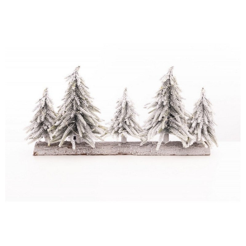 Sneklædt LED Skovlandskab