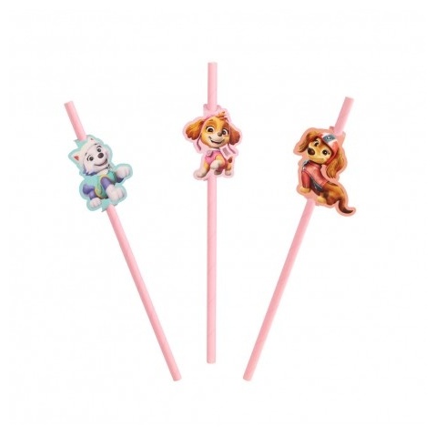 Paw PatrolÂ® Papirsugerør Lyserød