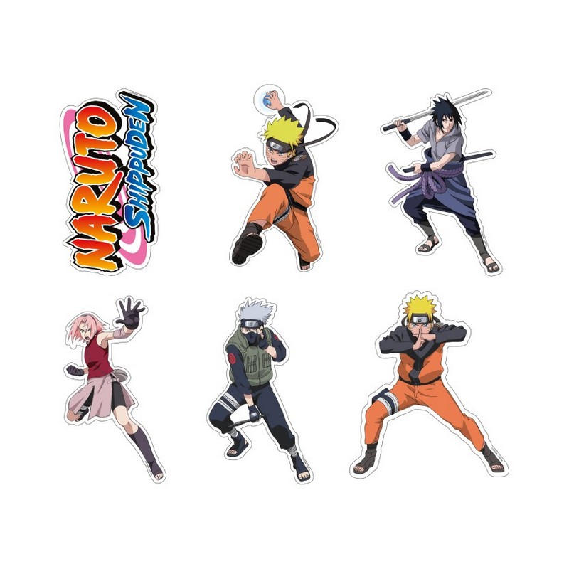 Naruto Konfetti - 24 stk (3,5 cm) | Naruto Konfetti - Temashop