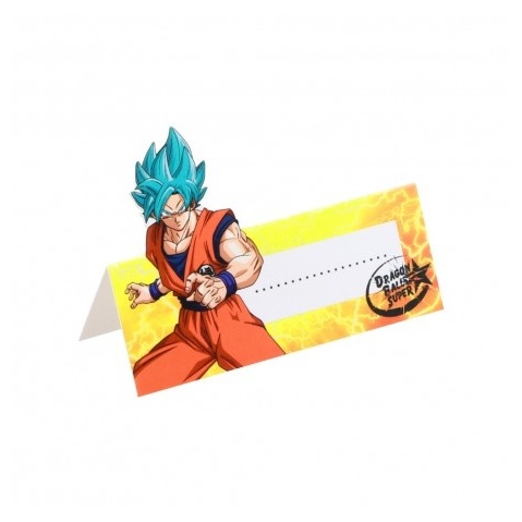 Dragon Ball Super Bordkort - 8 stk (6 x 8 cm) | Dragon Ball Z Bordnumre / bordkort / holdere - Temashop