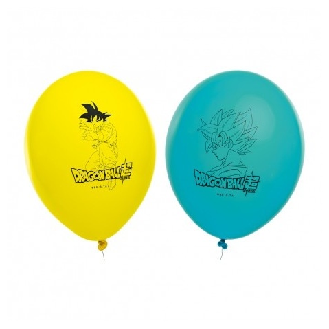 Dragon Ball Super Latexballoner - 6 stk (27 cm) | Dragon Ball Z Latexballoner - Temashop
