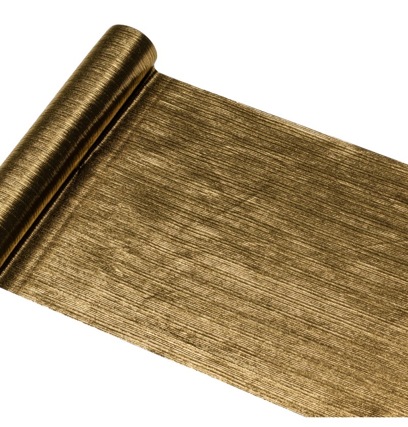 Skinnende Bordløber Guld