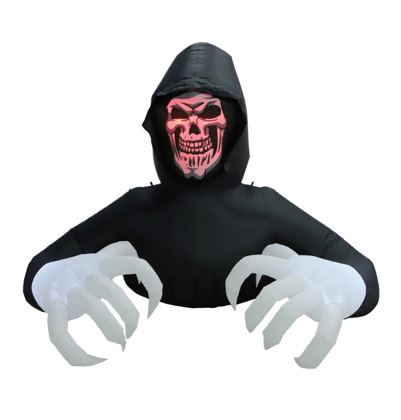 Oppustelig Grim Reaper Med LED